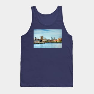 Brooklyn Bridge East River New York City Tank Top